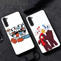 cartoon cute cuphead game phone case for samsung a51 a32 a52 a71 a50 a12 a21s s10 s20 s21 plus fe ultra
