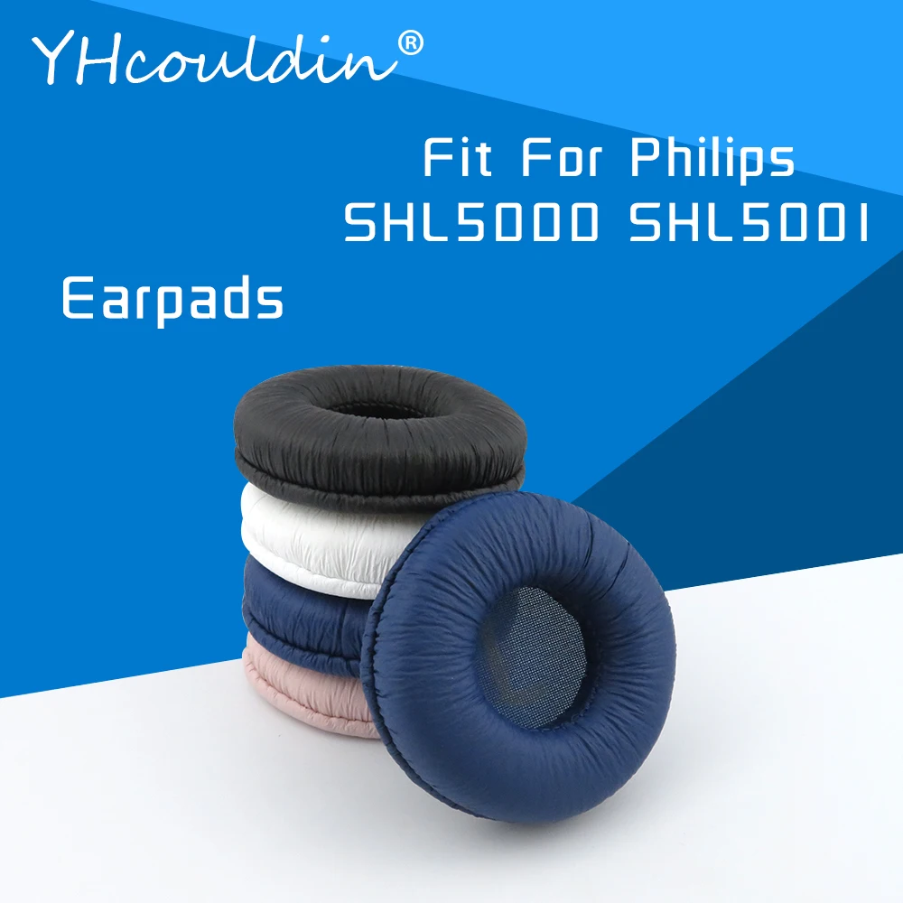 

Earpads For Philips SHL5000 SHL5001 Headphone Accessaries Replacement Ear Cushions Wrinkled Leather Material