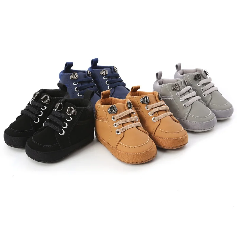 Обувь для маленьких мальчиков; обувь для малышей с нескользящей твердой подошвой; Лидер продаж; обувь для малышей 0-18 месяцев; Прямая поставка