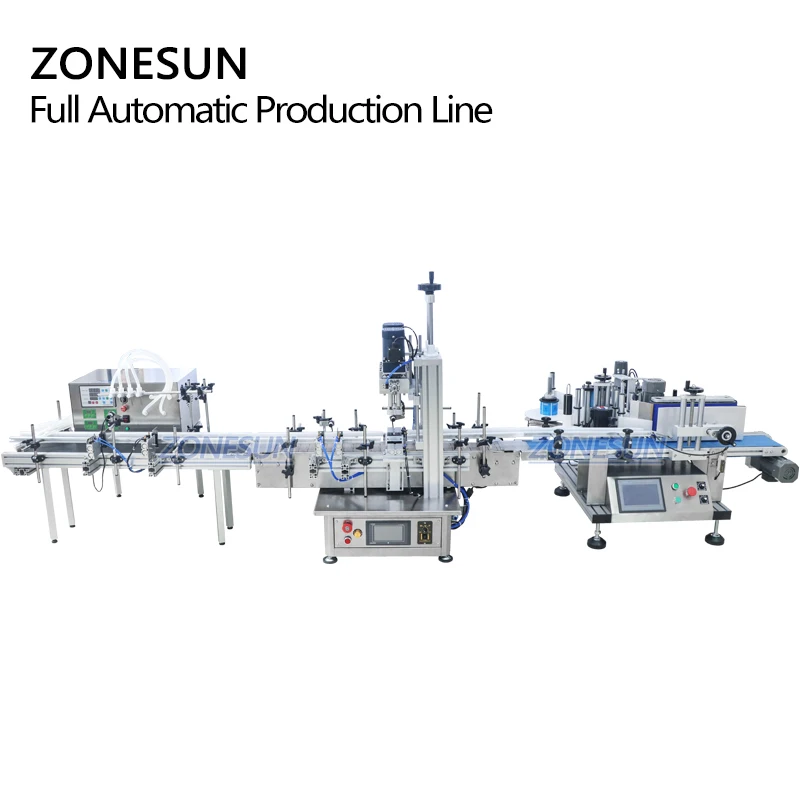 ZONESUN автоматическая машина для наполнения жидкостью этикеток производственная