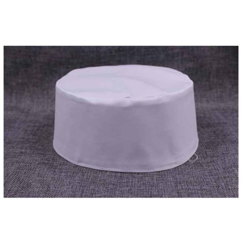 Мусульманская мужская шапка хлопковая белая бархатная молитва мусульманская