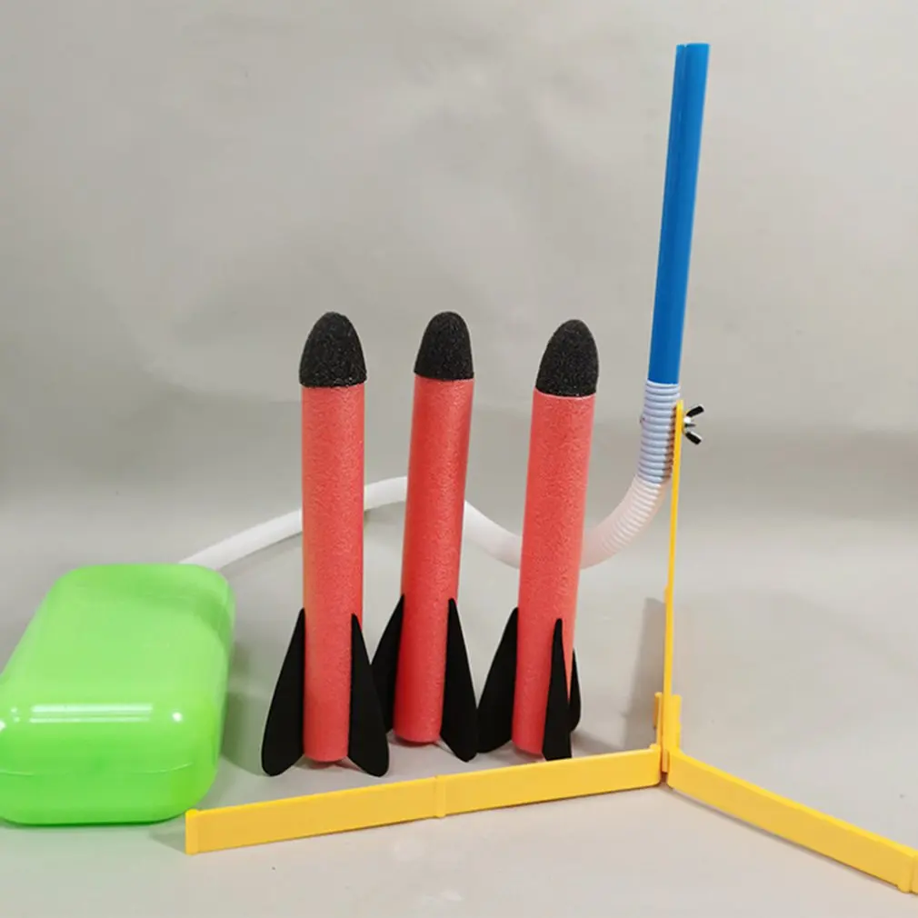 New 1set Simulation Missile launch toy Creative Rocket Launcher Toy Outdoor&ampIndoor Toys |