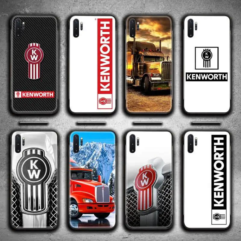 

Heavy Truck Kenworth Phone Case For Samsung Galaxy Note20 ultra 7 8 9 10 Plus lite M51 M21 J8 Plus 2018 Prime