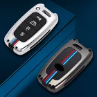 Чехол для автомобильного ключа из цинкового сплава, оболочка для KIA Forte Sportage K2 K5, для Hyundai Genesis Coupe Sonata ix35, стильные аксессуары для мужчин