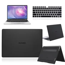 Laptop Case for Huawei MateBook D14/D15/13/14/MagicBook 14/15/Pro 16.1/MateBook X Pro /X 2020 +Keyboard Cover+Screen Protector