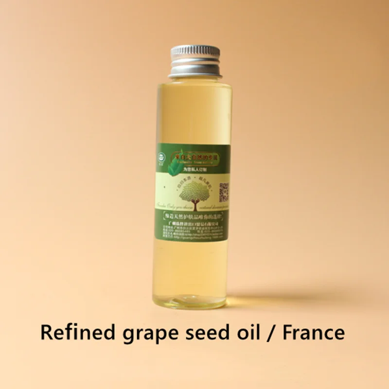 

Refined grape seed oil, suitable for all skin, whitening and freckle removing, repairing skin cells, hydrating and moisturizing