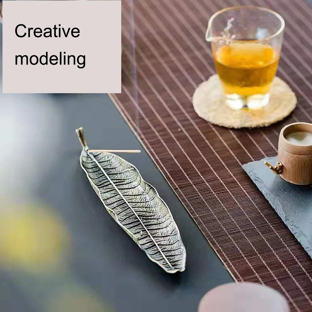 Набор держателей для благовоний в виде листьев улиток курильница пепла