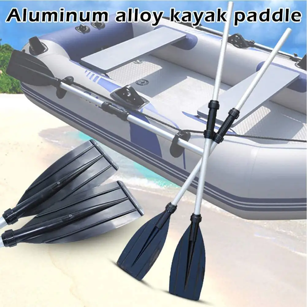 

2pcs Portable Kayak Paddle Dual Purpose Adjustable SUP Paddle Kayak Boat Stand Up Paddle Board for Surfing Surfboard