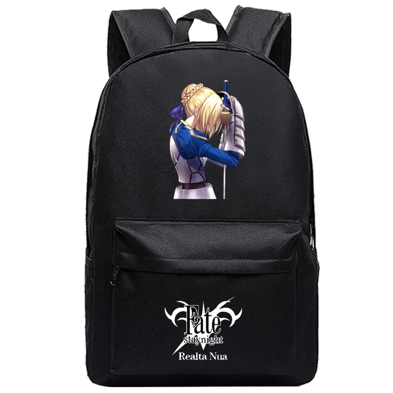 

Cosplay bag FGO Fate Grand Order Command Spell Black backpack Student schoolbag Saber Fate Zero Travel bag