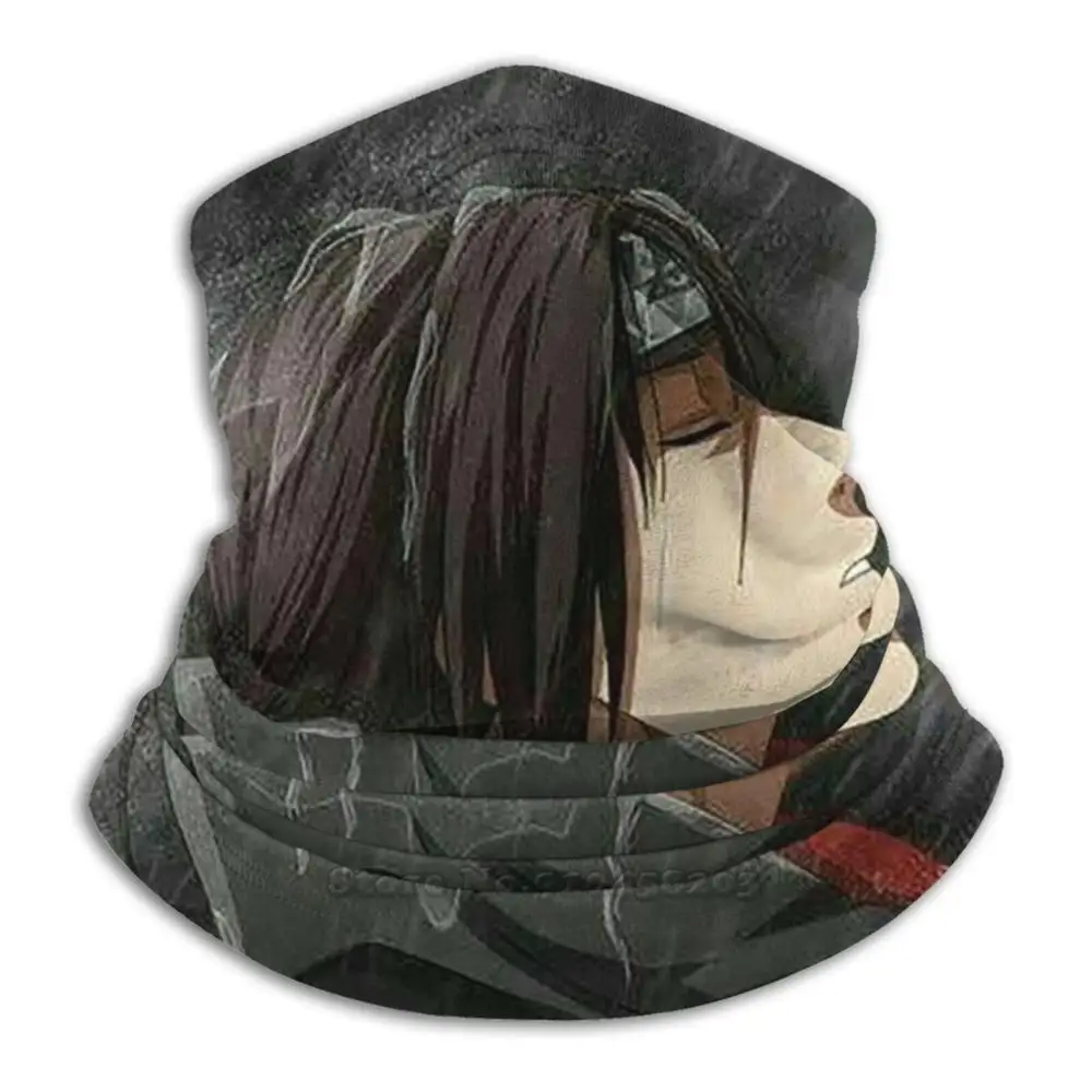 

Itachi Under The Rain Design 3D Bandana Face Neck Warmer Soft Fleece Mask Sport Scarf Madara Itachi Rinnengan Sharingan