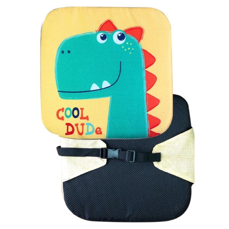 

2 Pcs/Set Anti-Skid Cartoon Printing Dining Children Cushion Increased Pad Adjustable Removable High Chair Booster