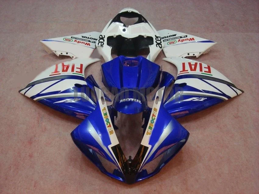 

Обтекатели ABS для кузова белого и синего цвета YAMAHA YZF1000 R1 09 10 11 YZF R1 2009 2010 2011 yzf r1 09 10 11
