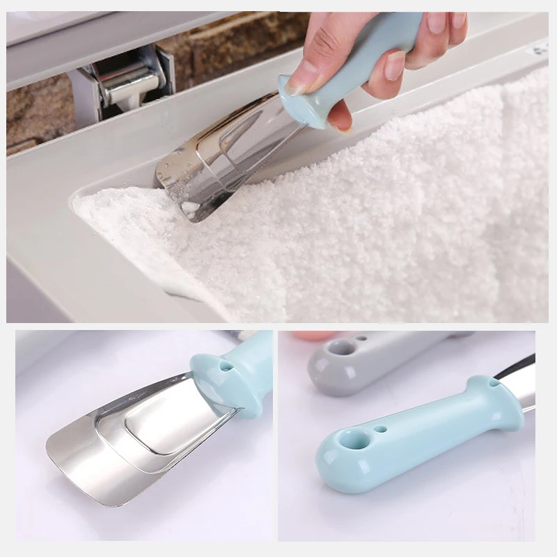 

Kitchen Defrost Ice Removal Deicers Fridge Silica Gel Deicer Home Ice Scraper stainless steel Deicing Shovel kitchen accessories