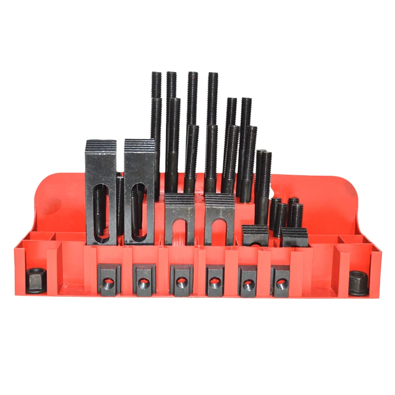 

M12 Milling Machine Clamping Practical Set 58pcs Mill Clamp Kit Vice 1SET S45C Solid Steel Hand Milling Cutter Tools