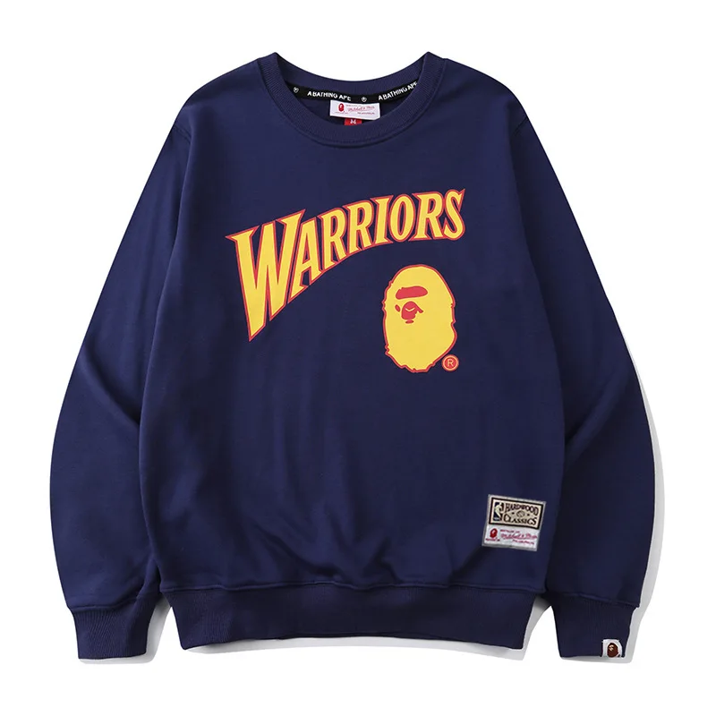 

Bape New Youth Joint Cartoon Printing Casual Round Neck Sweater Sweatshirt Men's clothes