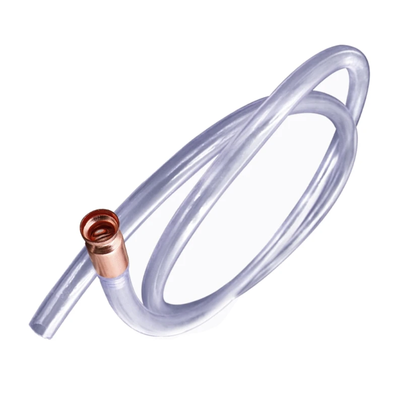 

Water Oil Transfer Copper Pump Petrol Liquid Manual Pump Syphon Fuel Saver Auto Accessories Car Fuel Gas Pump with PVC Pipe T3EF