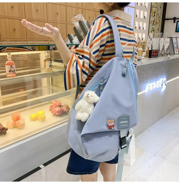 

2021 New Women's Backpack Fashion Ladies School Backpack Female Book Bags Casual School Bag for Teenage Girls Ms Laptop Backpack