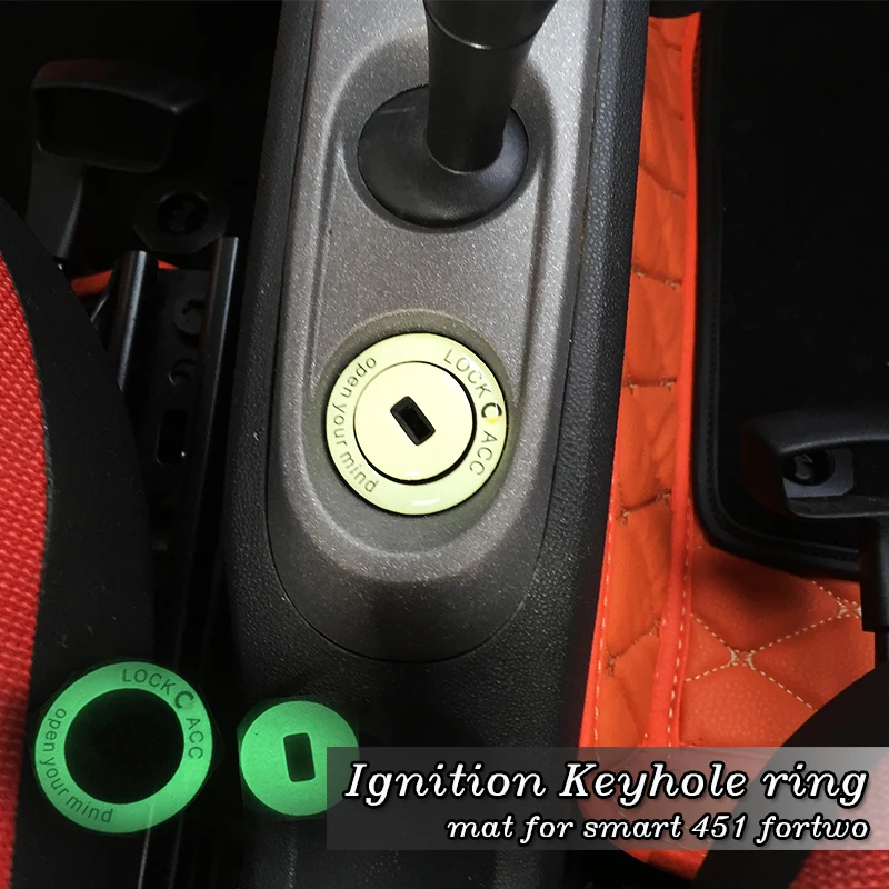 Автомобильный аксессуар светящееся кольцо для ключей зажигания автомобиля