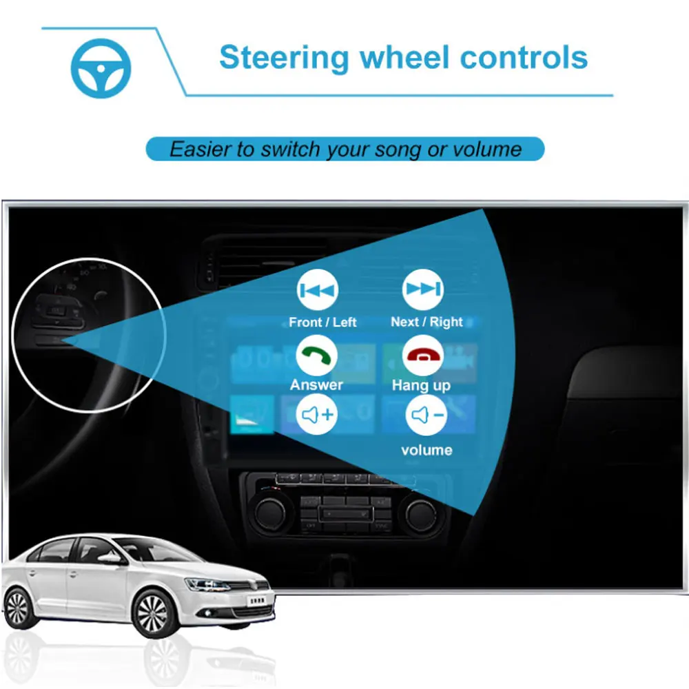 Автомагнитола 2 DIN HD с камерой заднего вида Bluetooth FM MP3 MP4 MP5 аудио видео USB|mp3 player to car