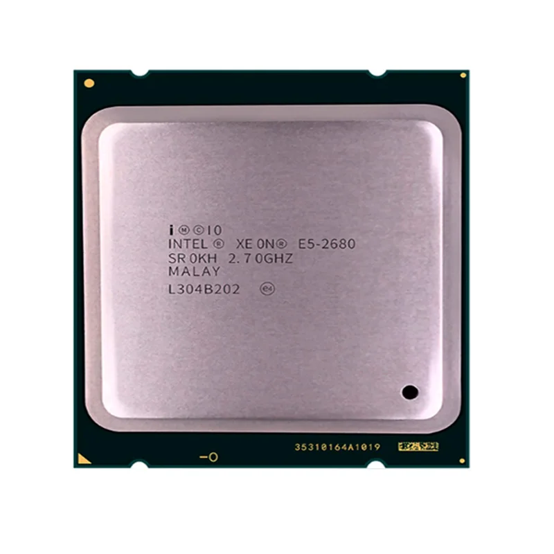 Вытяжной E5 2680 серверный процессор 2 7G 20M 8Core 16 thread LGA2011|Компьютерные кабели и