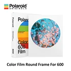 Polaroid 600 цветная пленка круглая рамка мгновенная фотобумага 8 листов для Polaroid 636 637 640 660 Onestep2 Plus камера Instax