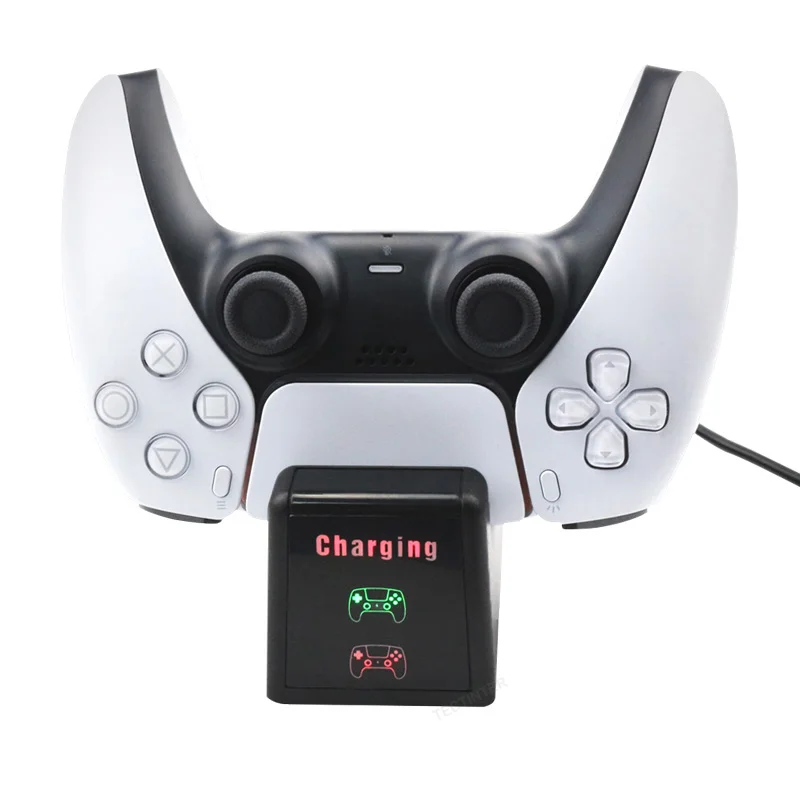 

for PS5 Dual Charger Wireless Controller Type-C Charging Dock Station Cable For PS5 Gamepad Accessories