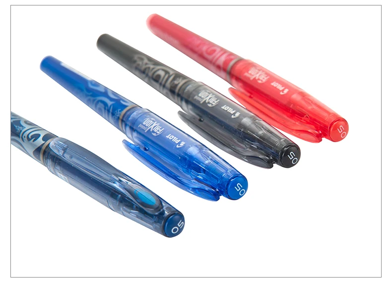 Pilot BL FRP5 Frixion Extra Fine Needle Point стираемые 12 ручек 0 5 мм красный/черный/синий/черный цвет|