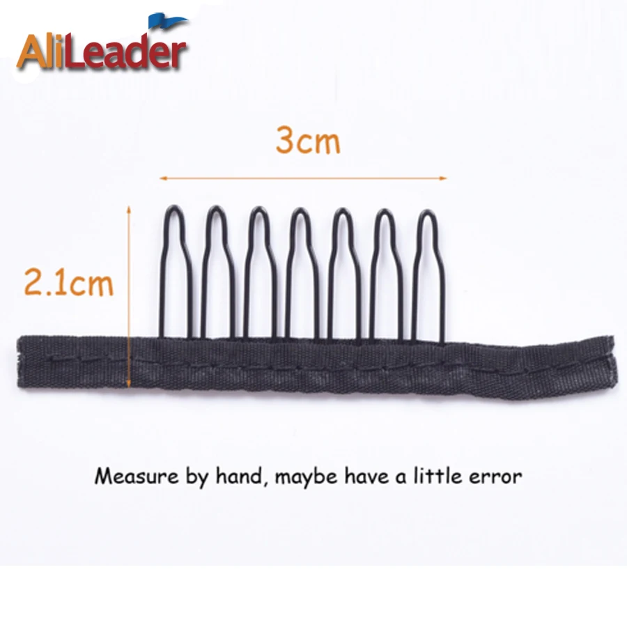 Leeons Новые Зажимы для париков Клипсы Клипсы из натуральных волос Высокое качество Комбинация из нержавеющей стали кружевного плетения 12 шт/лот на.