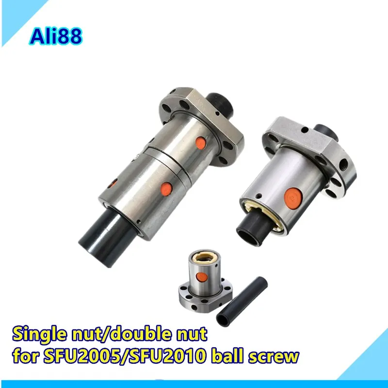 1 шт. высокопрочная 20 мм шариковая гайка из углеродистой стали SFU2005/SFU2010