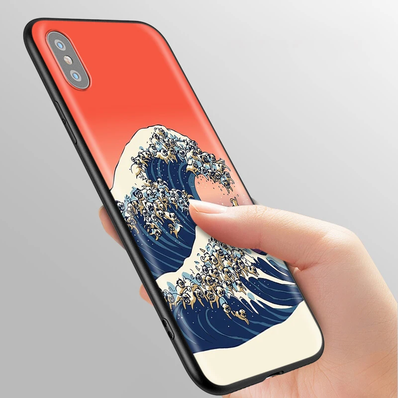 YIMAOC The Great Wave off Kanagawa Японский силиконовый мягкий чехол для iPhone 12 Mini 11 Pro XS Max XR X 8 7 6 6S