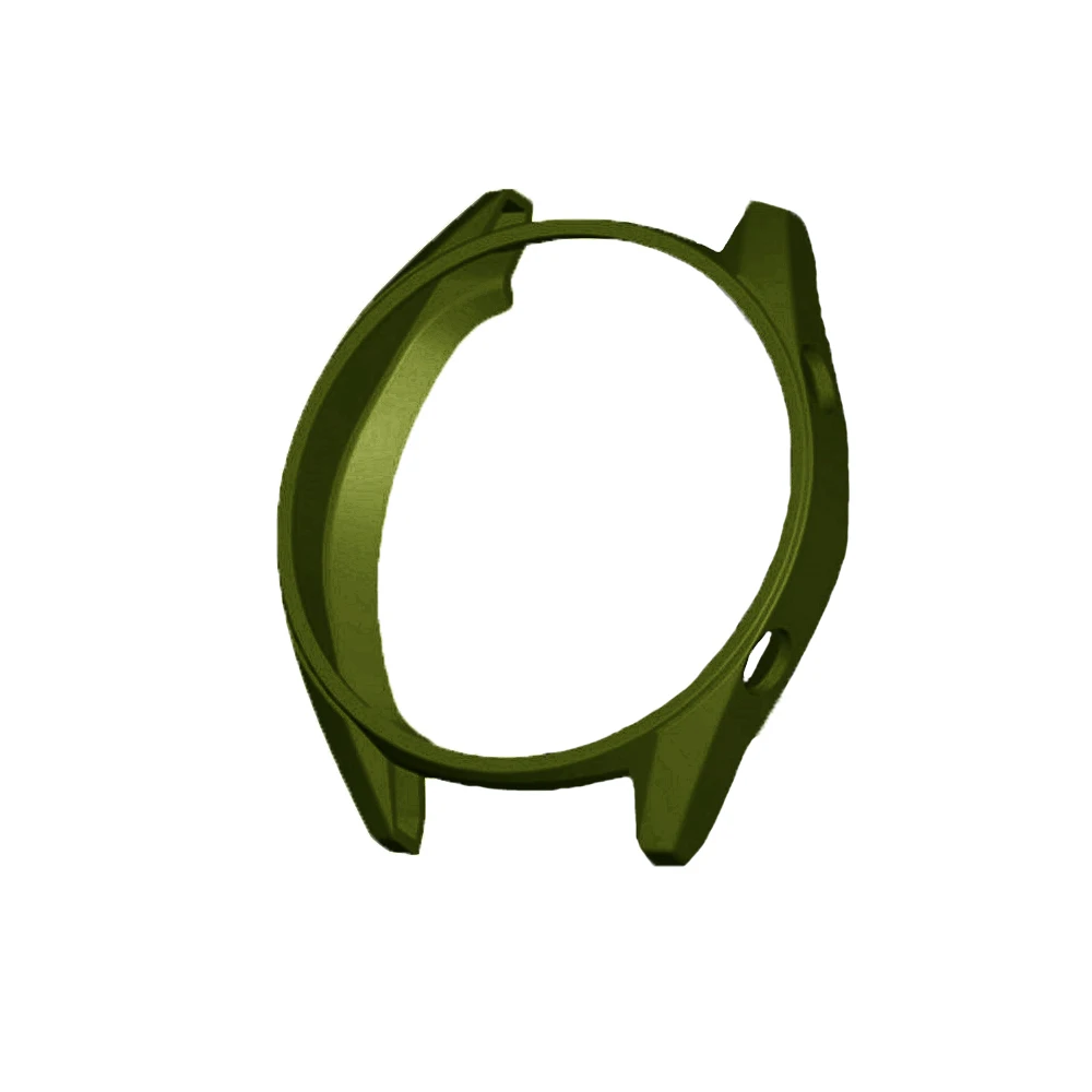 army green Мягкий чехол из ТПУ, защитный чехол с защитой от царапин, защитная рамка для huawei Watch GT/GT 2 46 мм, аксессуары для умных часов - Цвет: army green