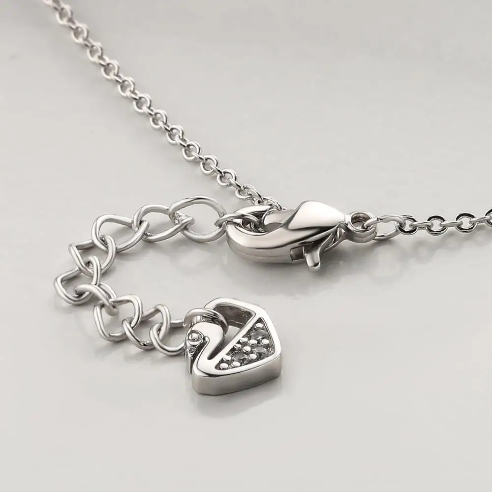 

S925 fashionable irregular pendant delicate snowflake clavicle chain female flowers to send bestie girlfriend first choice gift3