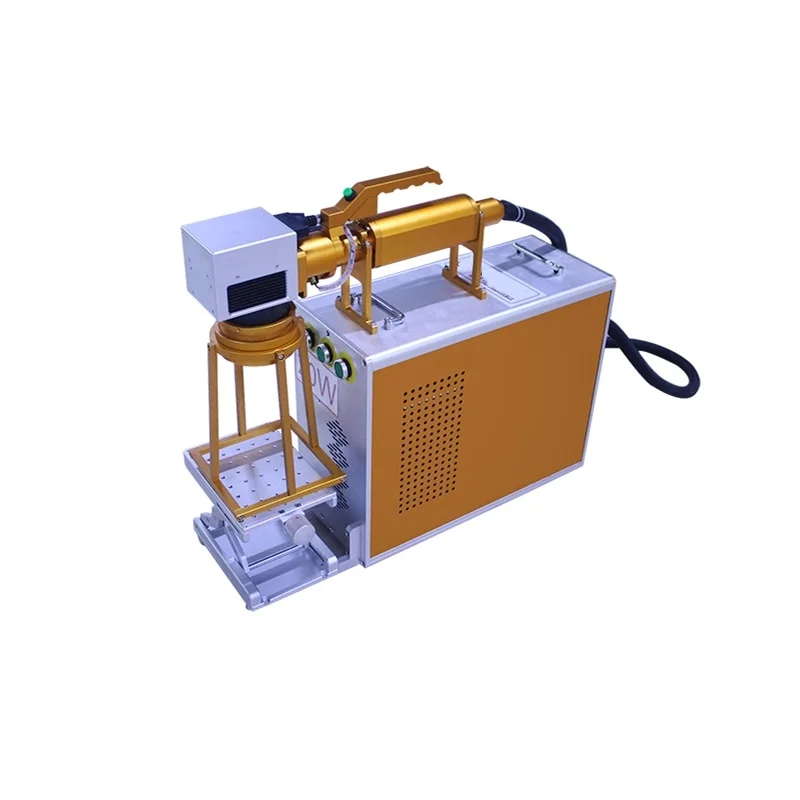 Лидер продаж 2021 волоконно-лазерная маркировочная машина с ротационной 30 Вт