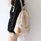 Рюкзак NuFangU для женщин, модный однотонный хлопковый дизайнерский рюкзак в классическом стиле для девушек, школьников, студентов, путешествий, подростков