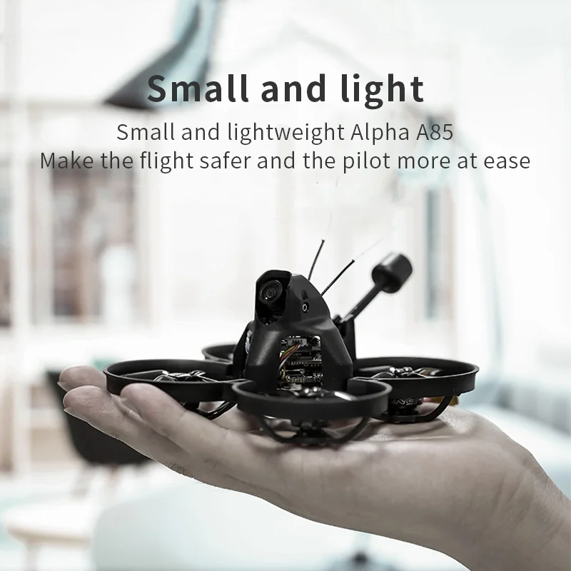 IFlight Alpha A85 Whoop FPV домашний Дрон BNF Caddx Liris 4k/Черепаха 1080p / SucceX-D F4 AIO/ Force 5 8G /XING-E 1204 4500KV