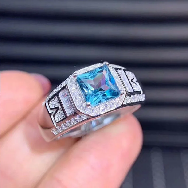 Huitan роскошное высокое качество квадратное небесно-голубое Свадебное женское