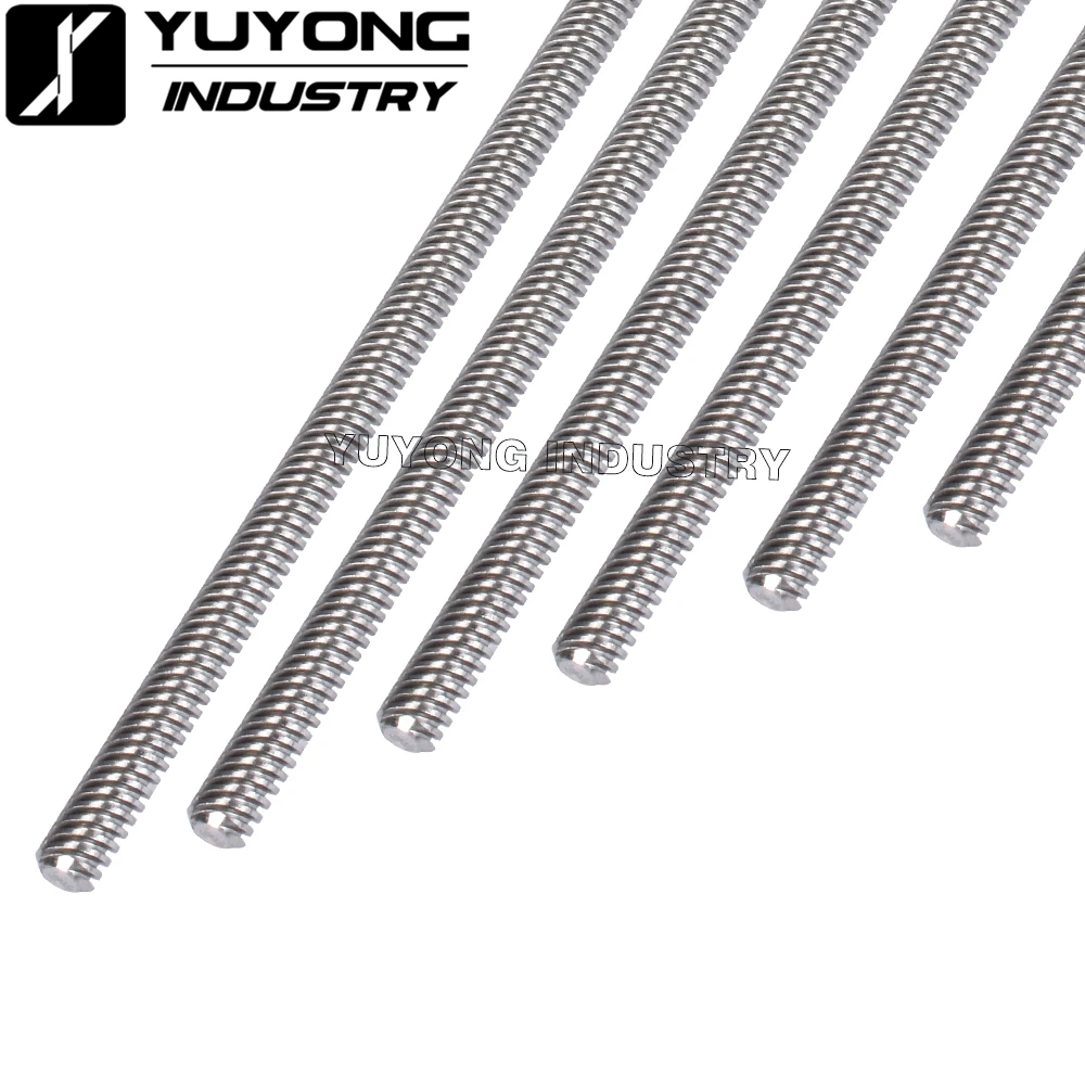 50pcs/Lot Tr8*8-2p(4 starts) 8mm Metric Acme Lead Screw 1531mm/1540mm for 3D printer CNC Engraving Machine