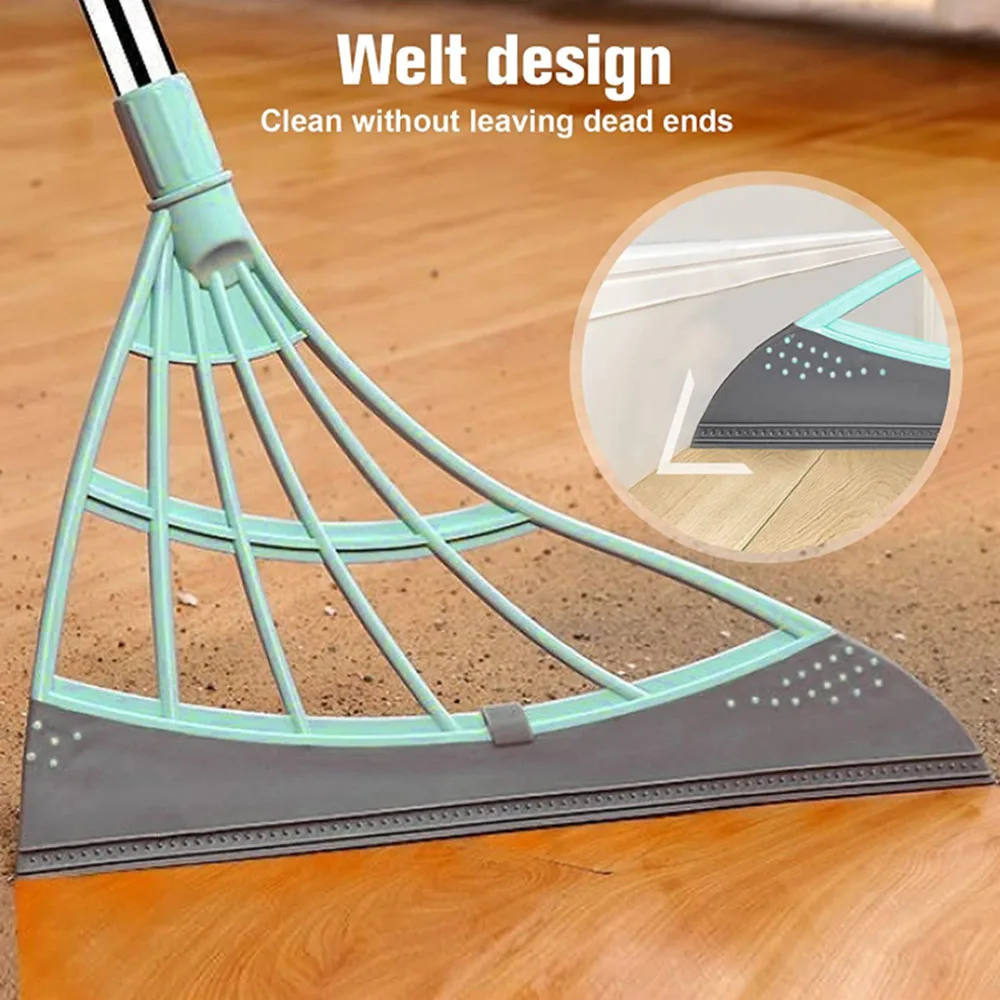 Волшебная Щетка стеклоочистителя выжимаемая силиконовая Швабра для мытья пола
