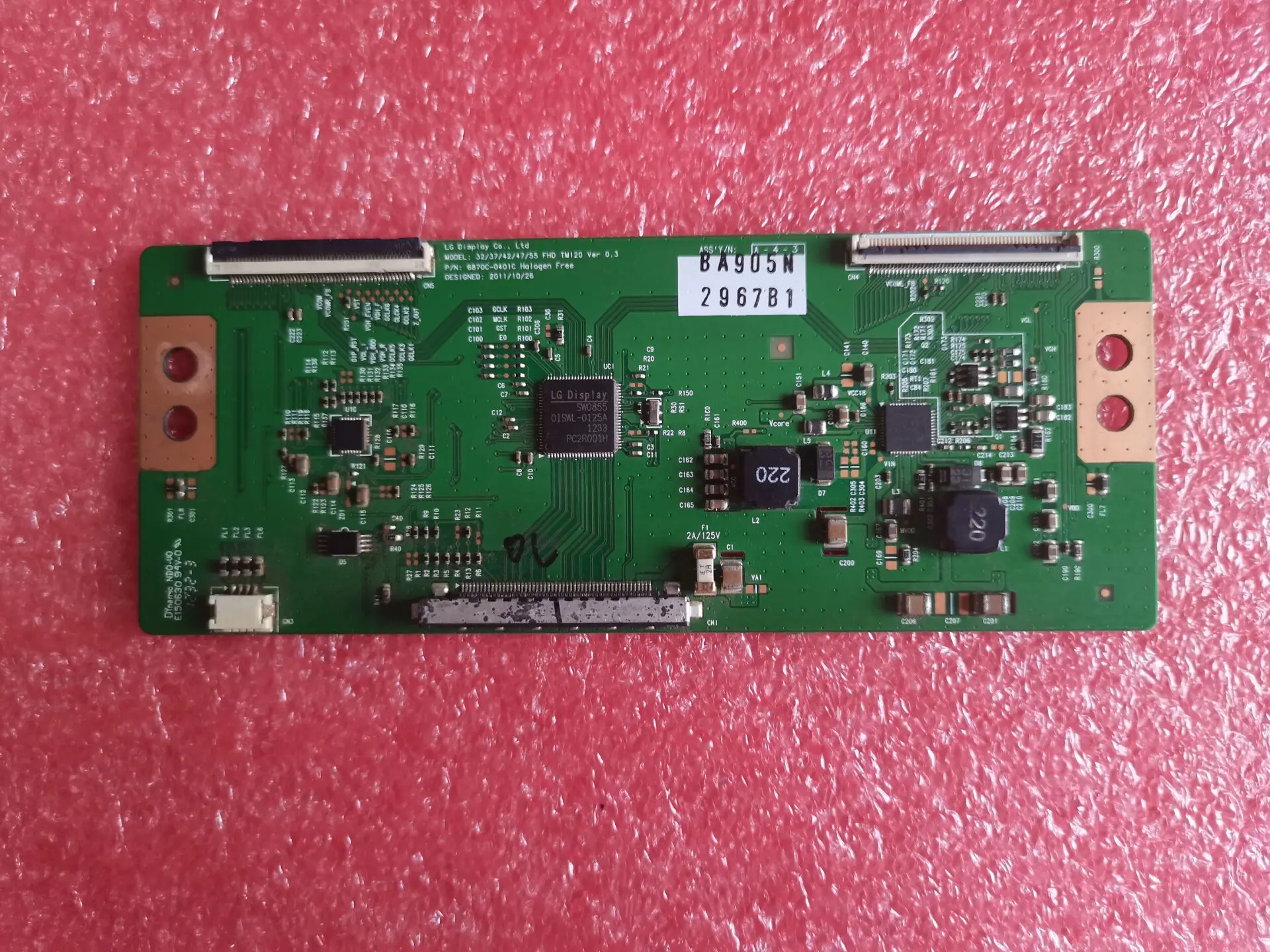 Оригинал 100% тест для LG LC37/42/47/55 FHD 6870C-0401C 6870C-0401B логическая плата с белым разъемом |