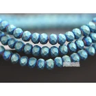 Матовое ожерелье с чешскими бусинами, с матовым покрытием