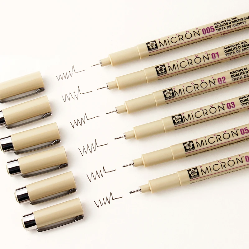 Набор игольчатых ручек ручка для рисования Студенческая ручная роспись