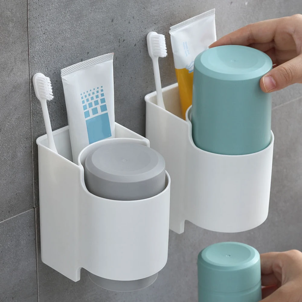 

Магнитный держатель для зубных щёток, диспенсер для зубной пасты