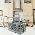 Новая Универсальная корзина для столовых приборов в посудомоечной машине, коробка для хранения в посудомоечной машине, органайзер, кухонные Органайзеры для хранения запасных частей