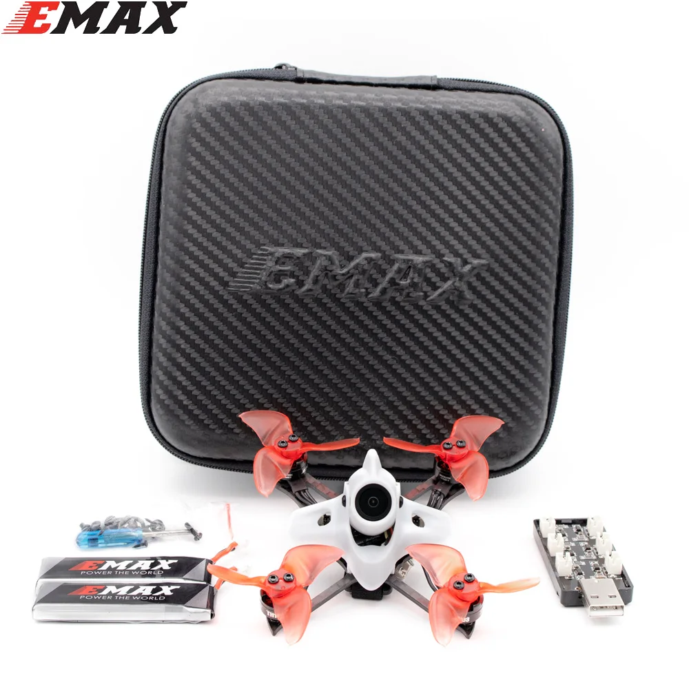 Emax TINY II гоночный Дрон для помещений FPV Carbon с мотором F4 FC / 1103 7500KV/камера Runcam Nano 2 очки