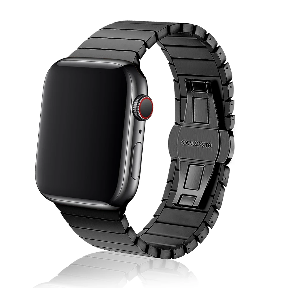 

Stainless steel correa for Apple Watch 6 band SE 5 44mm 40mm 42mm 38mm for iwatch series 6 4 3 2 1 metal watch strap accessories