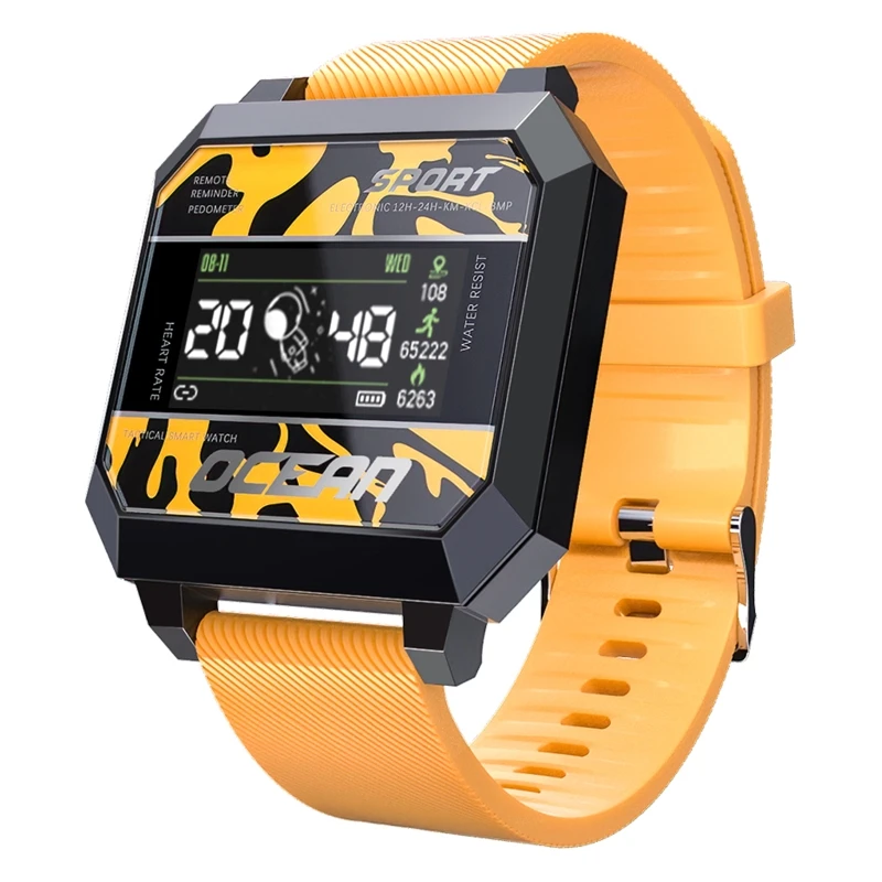 

Y1AE Lokmat Ocean 2 Smartwatch Tracking Sleep Monitor Blood Oxygen Detect Antifatigue