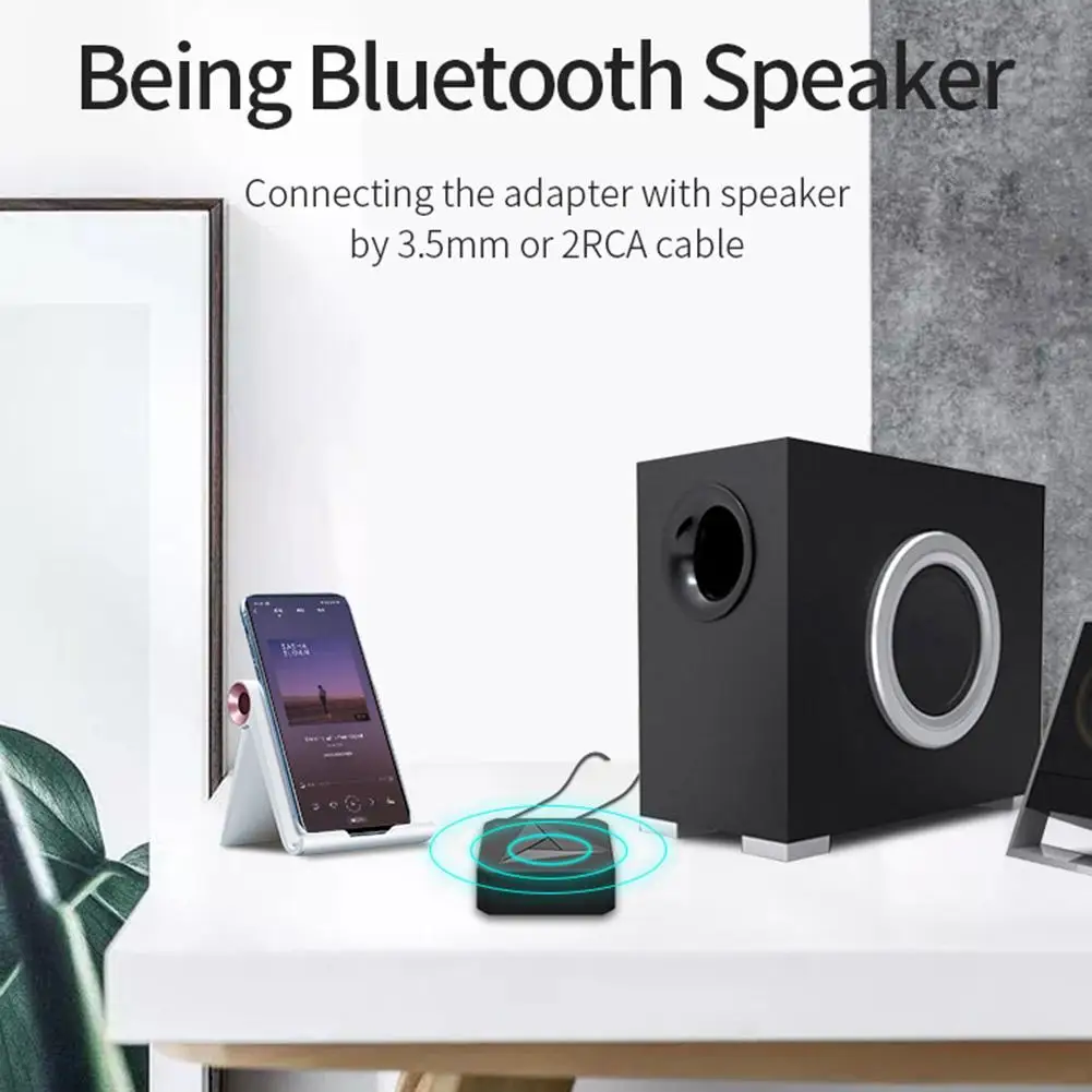 Bluetooth 5 0 RCA аудио приемник беспроводной передатчик низкая задержка адаптер для ТВ