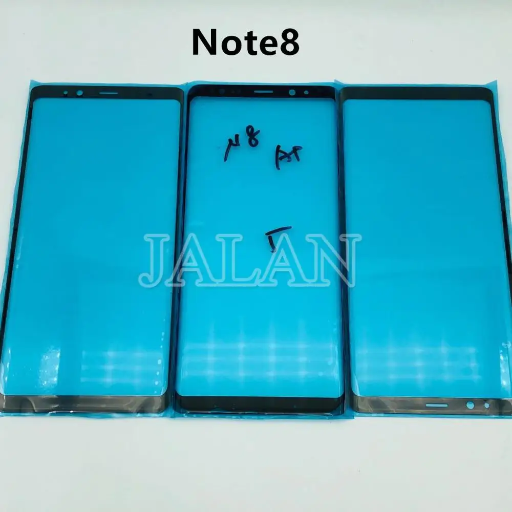 5 шт. для Note 8 N9500 передняя внешняя стеклянная панель Ремонт цифровой