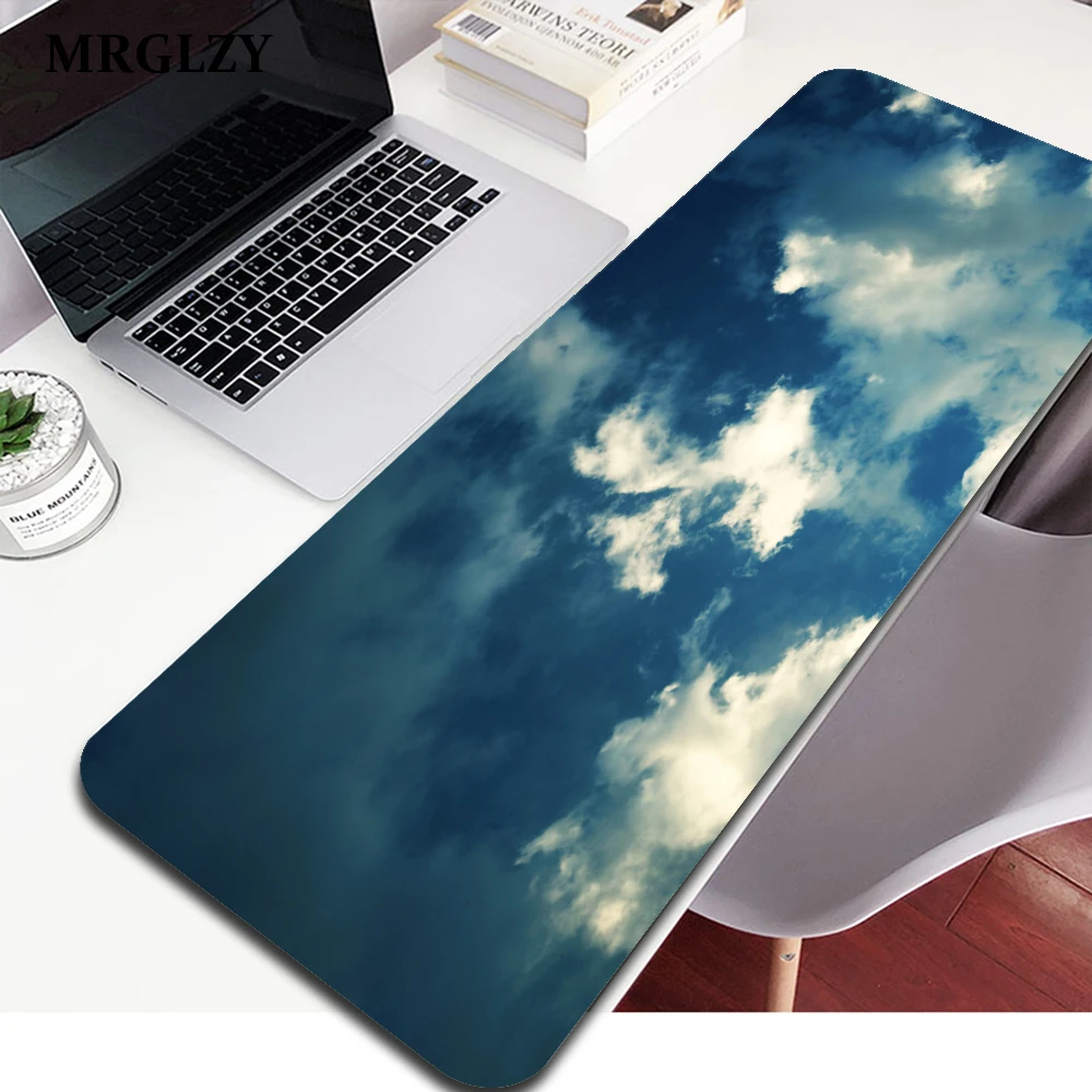 

Vime Large Desk Mats mice Kawaii Mouse Pad Cute Sky Clouds Gaming plus size Deskpad Carpet Gaming Keyboard Office accessory