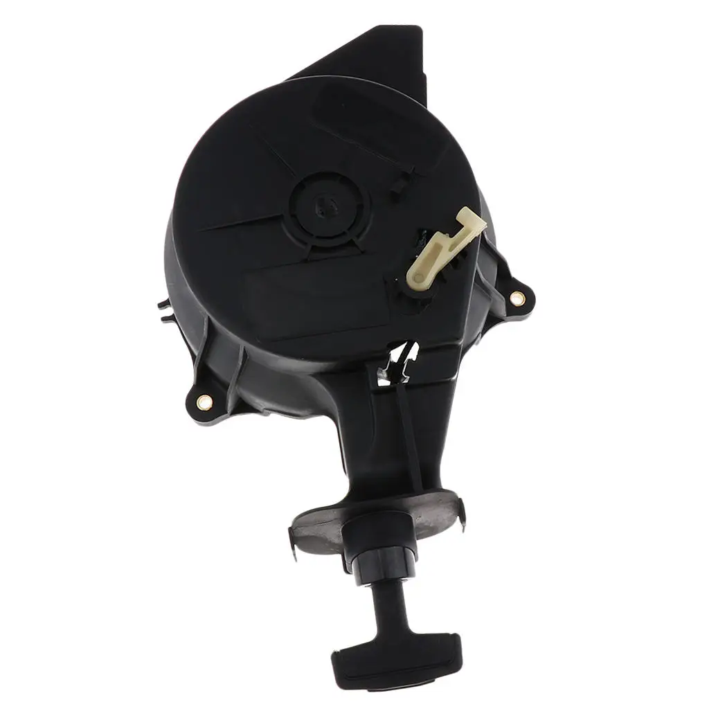 Black Manual Starter Pull Starter For Yamaha 4-Stroke 5hp Outboard